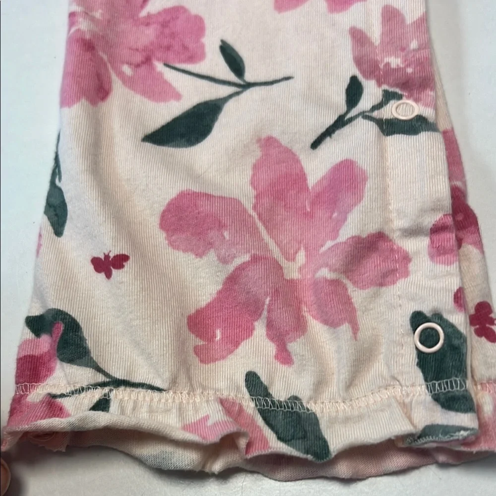 Burt's Bees Pink‎ girl's romper